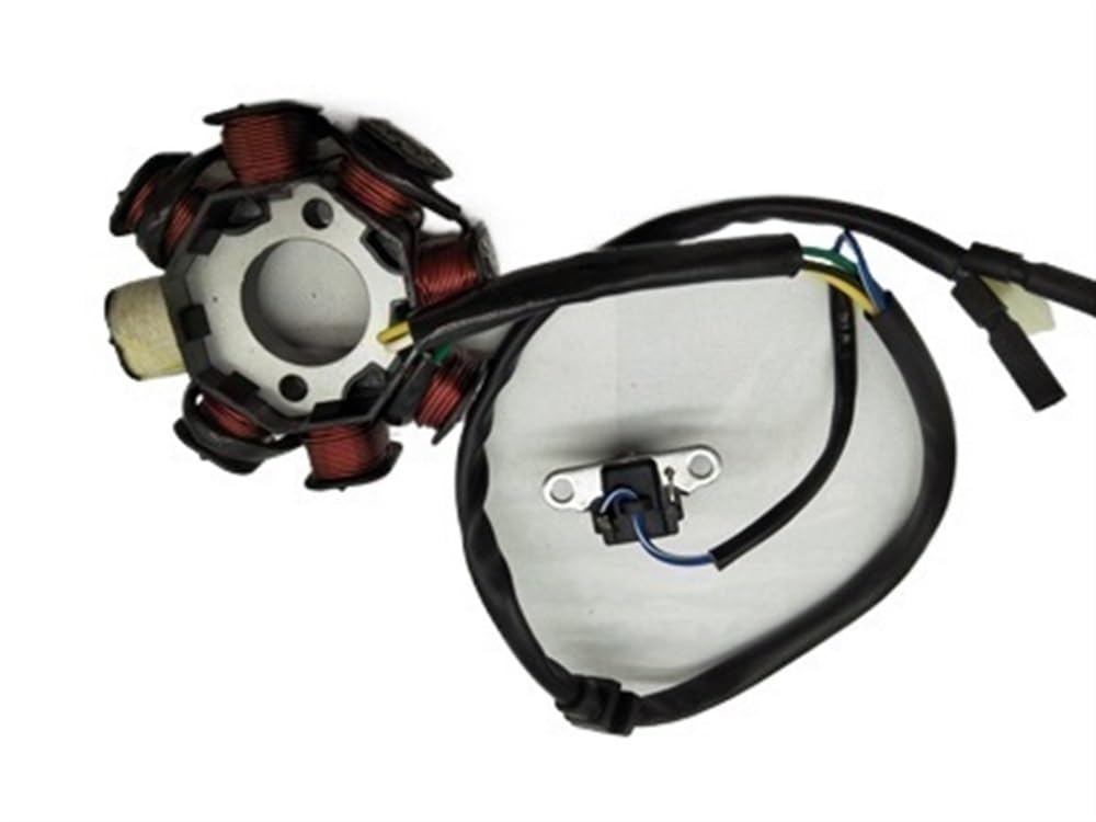 Motorrad Magneto Generator Lichtmaschine Motor Stator Lade Spule Teile Für GY6-900 8 Spule Magneto Stator ATV Stator Spule A26 Motorrad Stator Spule von NABIET