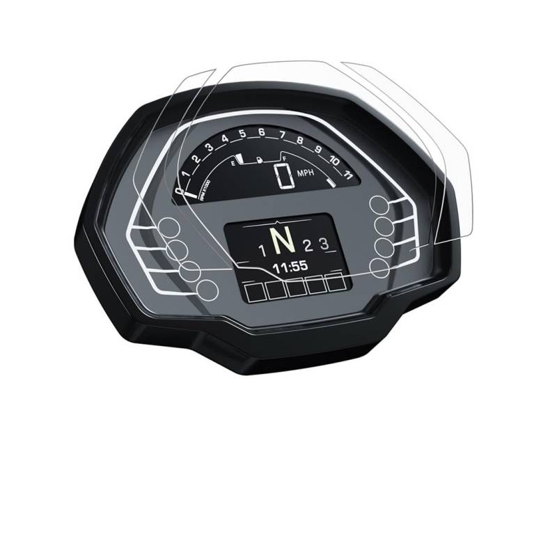 NABIET Motorrad Armaturenbrett Schutzfolie Für Tr&iumph Street Triple 765 R 2023 Mo&torrad Zubehör Dashboard Screen Protector Film Mo&torrad TFT Instrument Schutz von NABIET