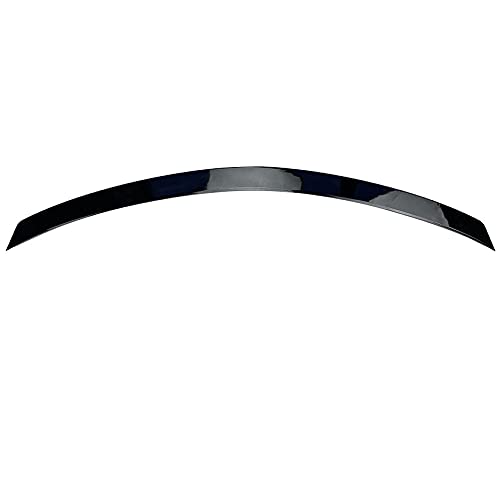 NAIRE Heckspoiler für Mercedes-Benz C-Class W204 C180 C200 2008-2014, Schwarz, glänzend lackiert, Kunststoff, Einschraubbar von NAIRE