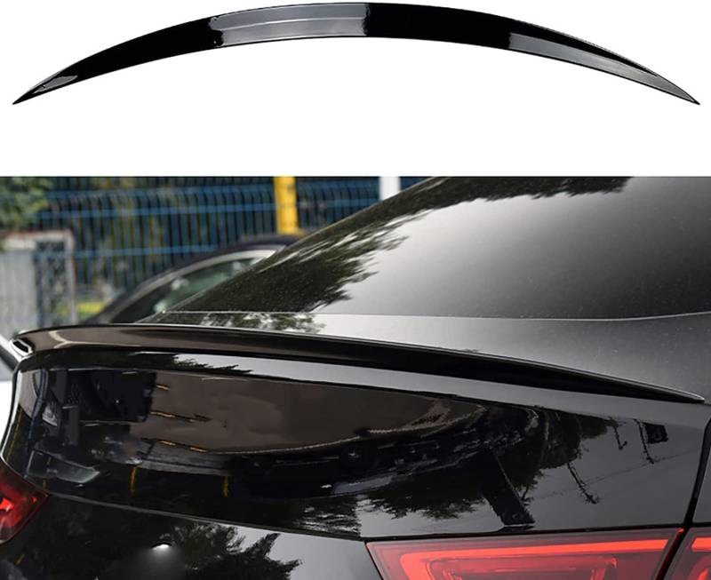 Auto Heckspoiler Spoiler für Mercedes Gle Coupe Class W167 C167 Gle350 450 500e 2020 +,Auto-Spoiler Kofferraumspoiler Heckflügel Außen Styling Zubehör,A/Black von NAIRE