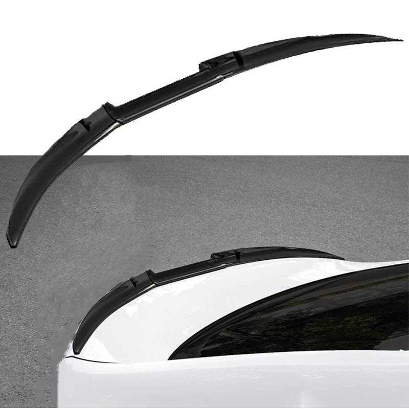 Auto Heckspoiler Spoiler für Volkswagen VW Passat CC Arteon ID.4 ID.5 Bora Jetta Golf CrossGolf,Auto-Spoiler Kofferraumspoiler Heckflügel Außen Styling Zubehör,A/Black von NAIRE