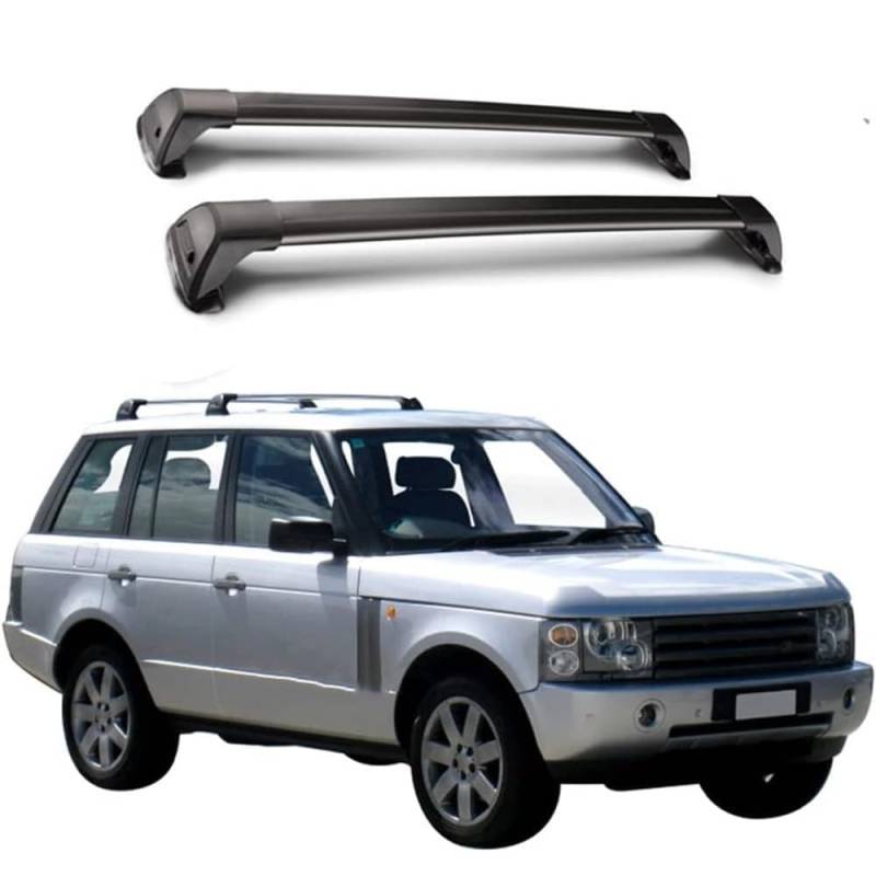 NAIRE Dachträger für Land Rover Range Rover III (L322) 2002–2012,Auto-Dachrelingträger Schmutzabweisend Dachgepäckträger Fahrradträger Fahrradträger,A von NAIRE