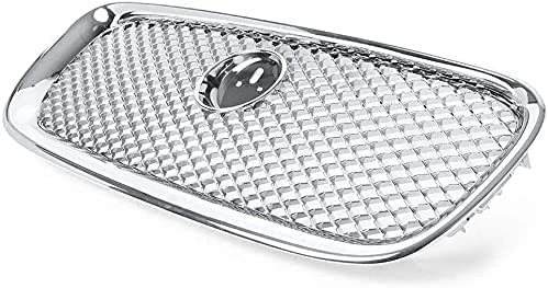 NAIRE Front Kühlergrille für Jaguar XF XFR 2012 2013 2014 2015,Front Motorhaube Kühlergrill Wasserdichtigkeit Karosserie-Zubehör,A/Silver von NAIRE