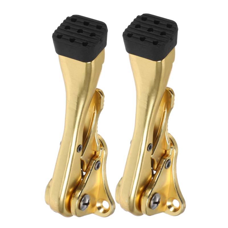 NAMOARLY 2St Die Tür stecken Heizungsrohrheizung Zubehör Ventildeckel Universalheizung Stecker Bodenstopper stoßdämpfer Sicherheits-Türstopper mechanische Türstopper Zinklegierung Golden von NAMOARLY