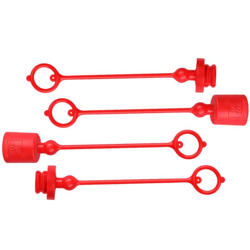 NAMOARLY 2er Set NPT Flachbau Hydraulik Schnellkupplungen Mit Staubschutzkappen ISOA Gewinde Staubkappen Für Effektiven Schutz Und Langlebigkeit von NAMOARLY