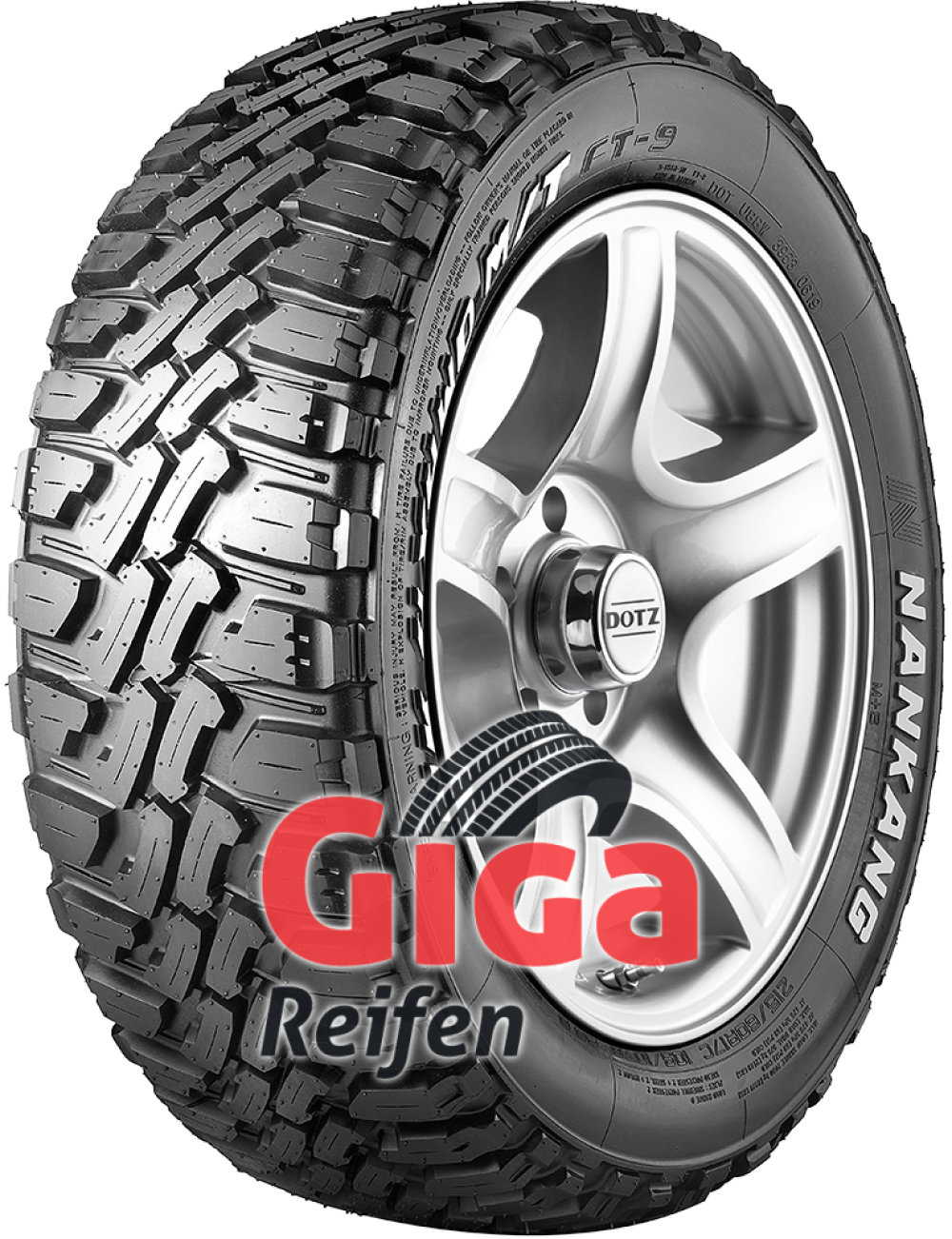 Nankang NK 4X4WD M/T FT-9 ( 195 R15C 106/104N, POR WL ) von NANKANG