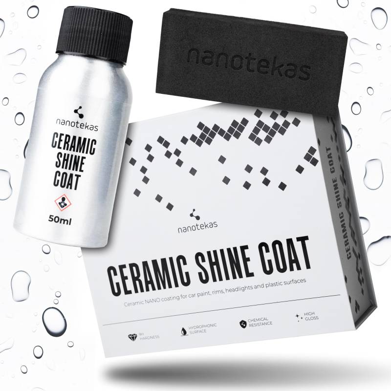 Shine Coat (3 Box) Car Care Ceramic Coat, Ceramic Coating for car Paint Protection 9H Hardness, super Hydrophobic Effect, Easy clean, Anti-Scratch. von Nanotekas