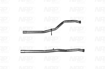 Nap Carparts Abgasrohr [Hersteller-Nr. CAC10169] für Peugeot von NAP carPARTS