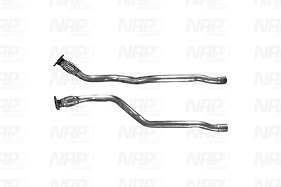 Nap Carparts Abgasrohr [Hersteller-Nr. CAC10244] für Audi von NAP carPARTS