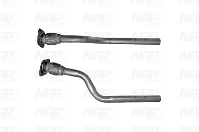 Nap Carparts Abgasrohr [Hersteller-Nr. CAC10253] für Renault von NAP carPARTS