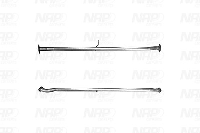 Nap Carparts Abgasrohr [Hersteller-Nr. CAC10315] für Kia, Hyundai von NAP carPARTS