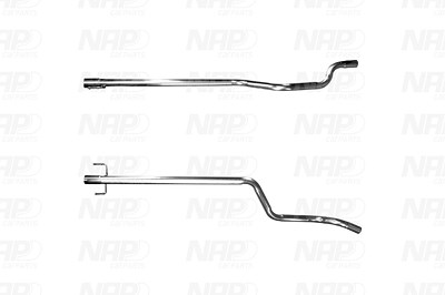 Nap Carparts Abgasrohr [Hersteller-Nr. CAC10483] für Opel von NAP carPARTS