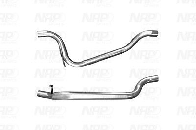 Nap Carparts Abgasrohr [Hersteller-Nr. CAC10507] für Ford von NAP carPARTS