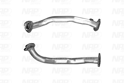 Nap Carparts Abgasrohr [Hersteller-Nr. CAF10434] für Audi von NAP carPARTS