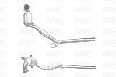 Nap Carparts Katalysator [Hersteller-Nr. CAK11455] für Audi, Seat, Skoda, VW von NAP carPARTS