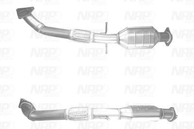 Nap Carparts Katalysator [Hersteller-Nr. CAK11460] für Opel, Saab von NAP carPARTS