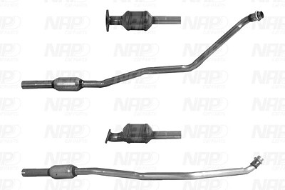 Nap Carparts Katalysator [Hersteller-Nr. CAK11486] für Kia von NAP carPARTS