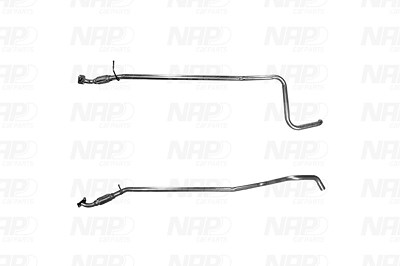 Nap Carparts Abgasrohr [Hersteller-Nr. CAC10039] für Ford von NAP carPARTS