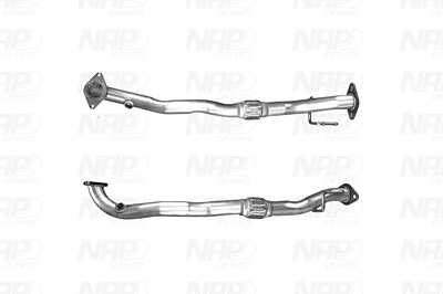 Nap Carparts Abgasrohr [Hersteller-Nr. CAC10538] für Fiat, Alfa Romeo von NAP carPARTS