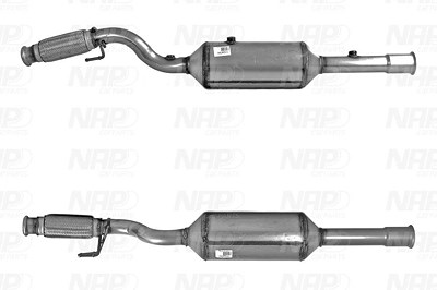 Nap Carparts Dieselpartikelfilter [Hersteller-Nr. CAD10322] für Citroën, Fiat, Peugeot von NAP carPARTS