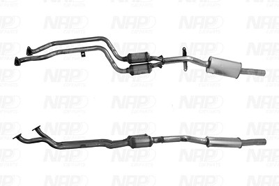 Nap Carparts Katalysator [Hersteller-Nr. CAK11415] für BMW von NAP carPARTS