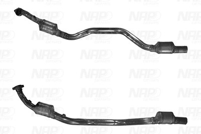 Nap Carparts Katalysator [Hersteller-Nr. CAK11119] für Mercedes-Benz von NAP carPARTS