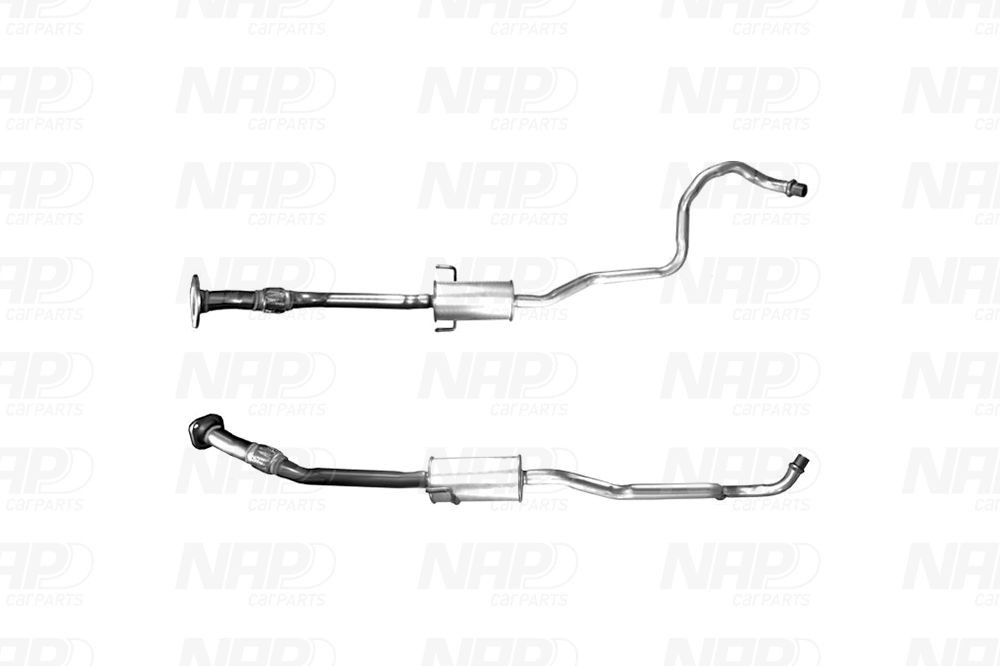 NAP carparts Abgasrohr TOYOTA CAC10545 174100N070 von NAP carparts