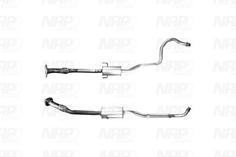 NAP carparts Abgasrohr TOYOTA CAC10545 174100N070 von NAP carparts