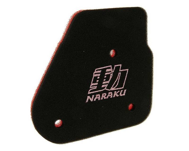 Luftfilter Einsatz NARAKU kompatibel für REX Jinan Qingqi, Shenke REX Scooter 50 u. Rexy MK50 2T, Yamaha Neos 50 2T, Malaguti F12 Phantom 50 AC -03, MBK Evolis 50, Aerox 50 von NARAKU