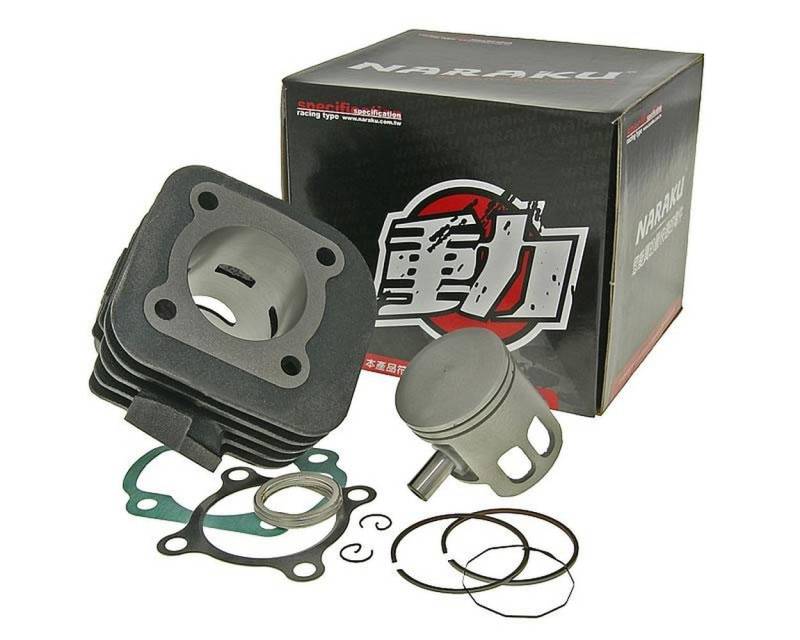 NARAKU 70ccm / 10mm Zylinder Kit kompatibel für Aprilia SR50 WWW, Scarabeo, Sonic 50 AC von NARAKU