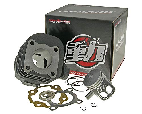 Zylinderkit Naraku 50ccm 10mm für Aprilia, Gulliver, Rally, Sonic, SR, Benelli, 491, K2, Naked, Beta, Ark , Chrono, CPI, Bingo, Hussar 10mm, Popcorn KTM, Go, Quadra, Tempo, Malaguti F12 Phantom, F15 Firefox, MBK, Equalis, Evolis, Fizz, Flipper, Ovetto, PGO, Big Max, G-Max, T-Rex, Revonec, GTX, Rex, Rexy, Silverstreet, Escape, Yamaha Axis, Jog R, Neos, Why 50 von NARAKU