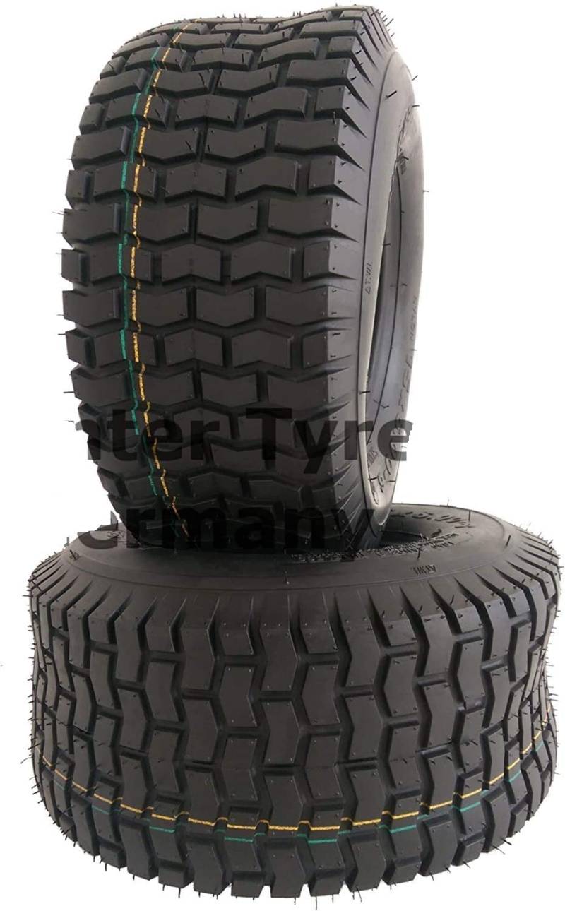 2x 18x6.50-8 S2101 NaRubb 4PR Reifen für Aufsitzmäher Rasentraktor NEU 18x6,5-8 18 x 6.50-8 18 x 6.5-8 Rasenreifen Schneefräse Rasenmäherreifen Reifenmantel Stollenprofil von NARUBB