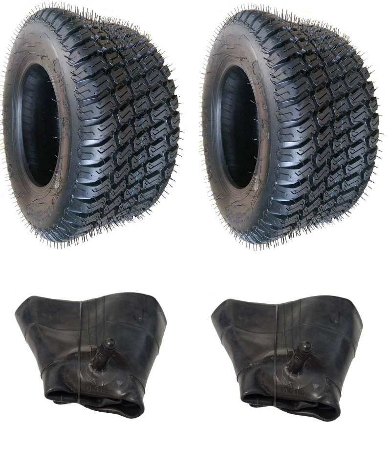 2x Schlauch 2x 18x9.50-8 WAVE 18x9.5-8 Reifen für Rasentraktor Aufsitzmäher Rasenmäherreifen 18 x 9.5-8 18 x 9.50-8 18 x 9.5-8 Rasenreifen Mantel Reifenmantel von NARUBB