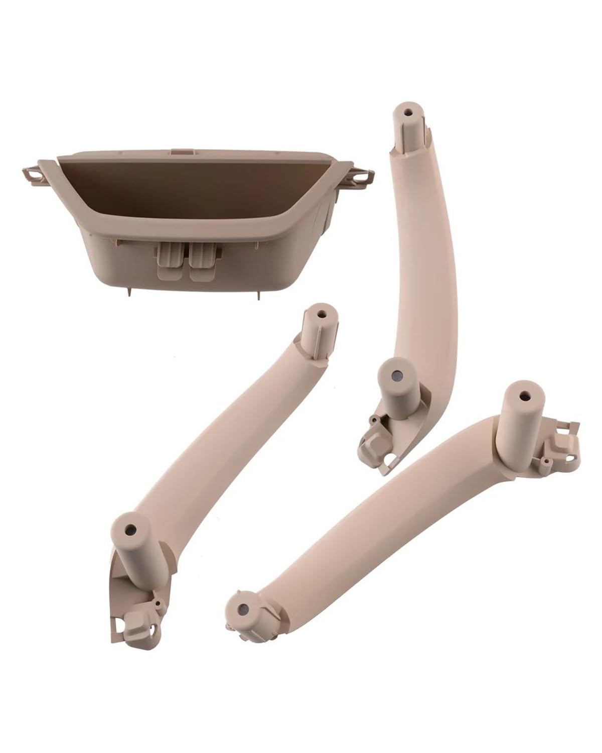 Auto-InnentüRgriff Für X3 F25 für X4 F26 2011 2012 2013 2014 2015 2016 2017 Beige 4-teiliges Auto-Innentürgriff-Ziehverkleidungsset Innenseite des AutotüRgriffs von NASDGAKF