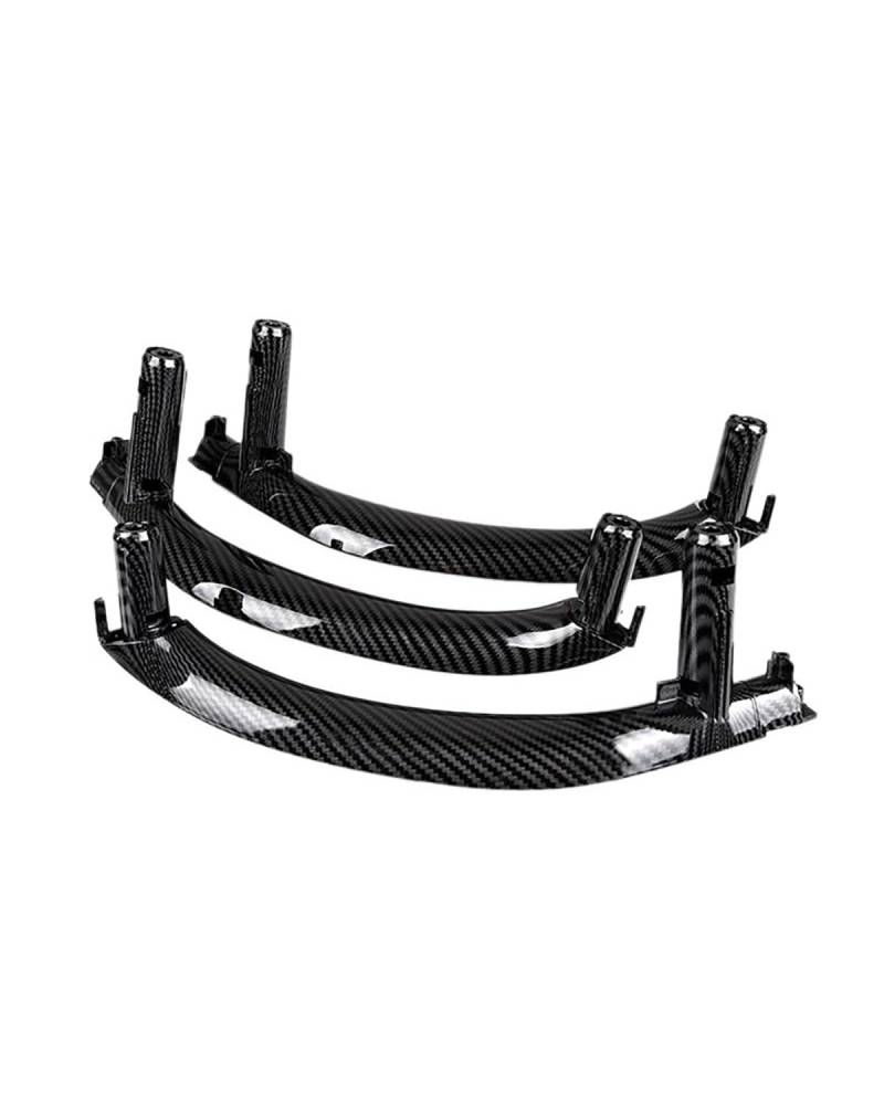 Auto-InnentüRgriff Für X5 für X6 F15 F16 2014 2015 2016 2017 2018 Kohlefaser-Auto-Innentürverkleidung Griff Pull Trim-Abdeckung Innenseite des AutotüRgriffs von NASDGAKF