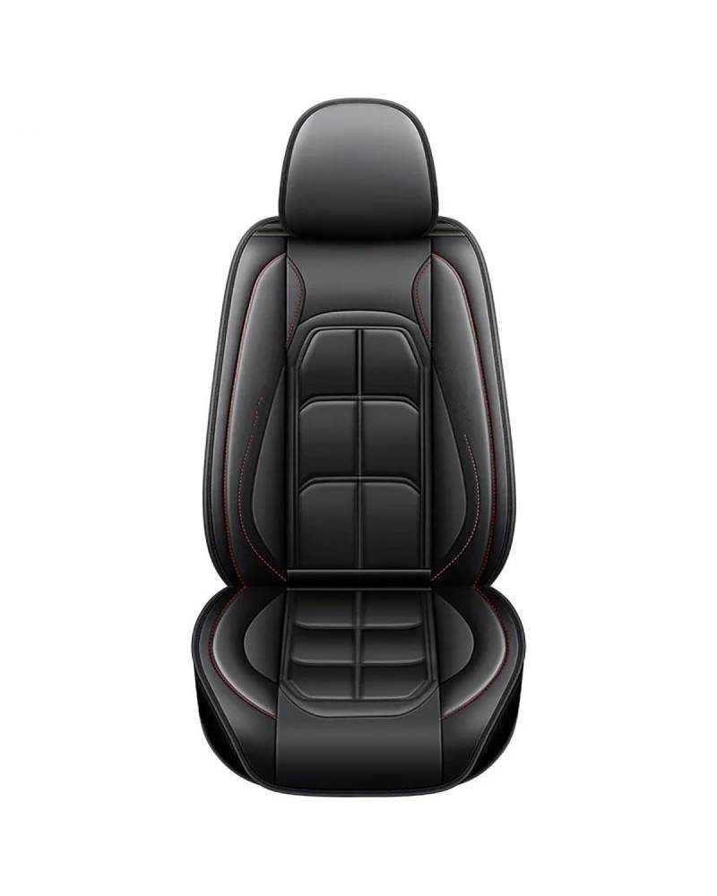 Auto Vordersitze Für 4er-Serie, Alle Automodelle F32 F33 F36 G22 G23 G26, Innenausstattung, 1 PC, Universeller Autositzbezug Aus PU-Leder Sitzbezüge Auto(Black 1 Seat) von NASDGAKF