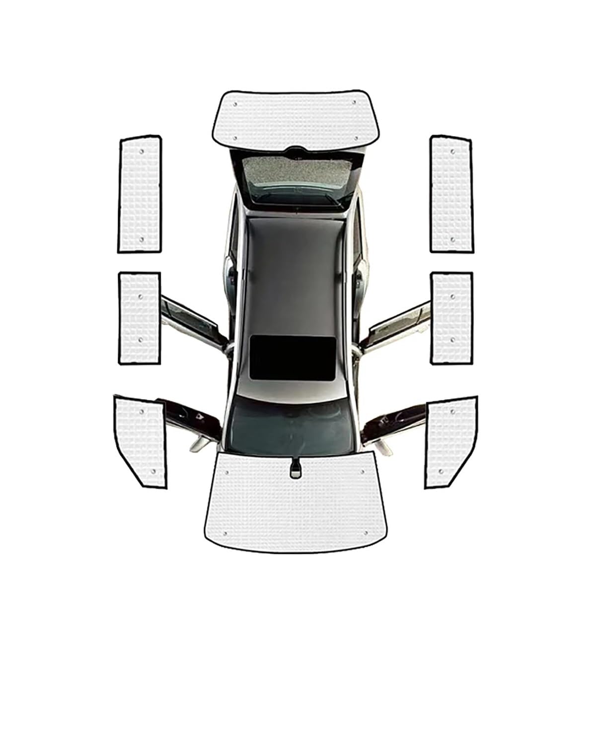 Autofenster Sonnenschutzrollos Für Transporter T5 2003~2015 Auto Sonnenschutz Fenster Sonnenschirm Abdeckung Auto Zubehör Auto-Fensterblenden(All Sunshades) von NASDGAKF