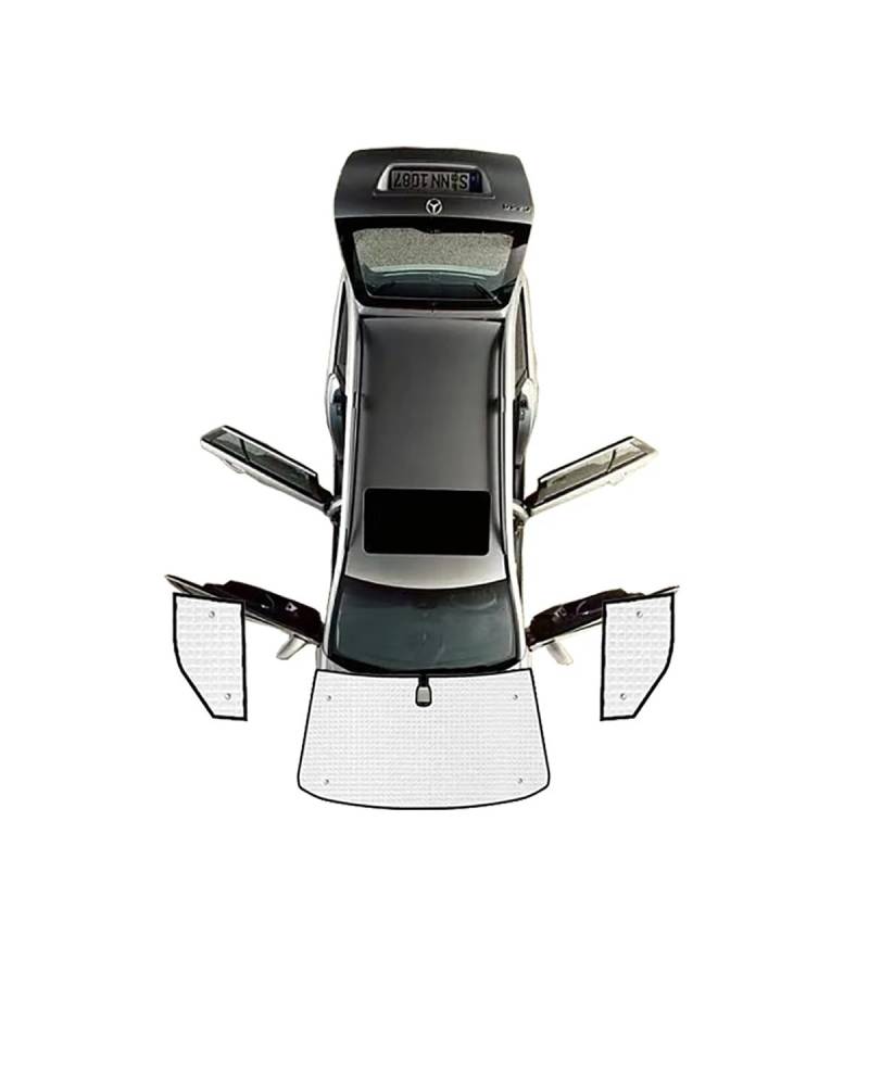 Autofenster Sonnenschutzrollos Für Transporter T5 2003~2015 Auto Sonnenschutz Fenster Sonnenschirm Abdeckung Auto Zubehör Auto-Fensterblenden(Front Windows) von NASDGAKF