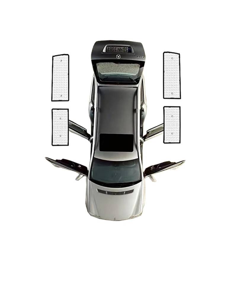 Autofenster Sonnenschutzrollos Für Transporter T5 2003~2015 Auto Sonnenschutz Fenster Sonnenschirm Abdeckung Auto Zubehör Auto-Fensterblenden(Rear Windows) von NASDGAKF