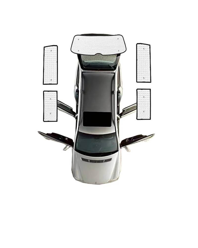 Autofenster Sonnenschutzrollos Für Transporter T5 2003~2015 Auto Sonnenschutz Fenster Sonnenschirm Abdeckung Auto Zubehör Auto-Fensterblenden(Rear sunshades) von NASDGAKF