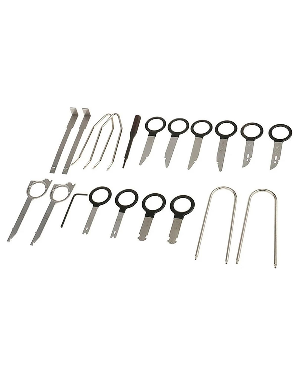 Autoradio Ausbauwerkzeug 20Pcs Stereo Dash CD Player Removal Tool Set Automobil Teile Zubehör Auto Radio Audio Entfernung Installieren Ausbauwerkzeug KFZ Radio von NASDGAKF