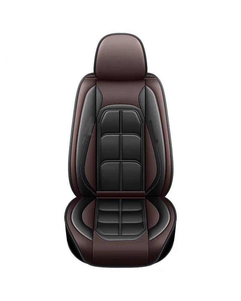 NASDGAKF Auto Vordersitze Für Compass Für Grand Für Cherokee Für Commander Für Wrangler JK Innenausstattung 1 PC Universal-Autositzbezug Sitzbezüge Auto(Black Coffee 1 Seat) von NASDGAKF