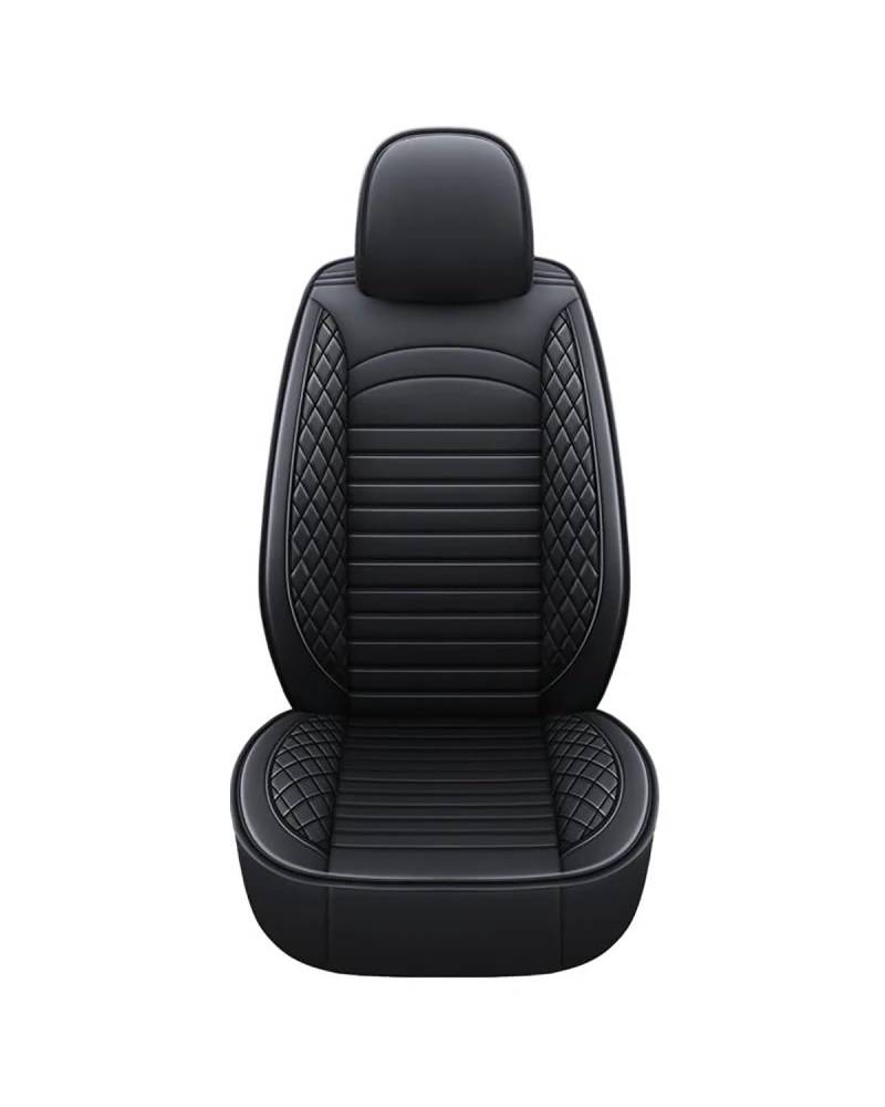 NASDGAKF Auto Vordersitze Für Toyota Für Corolla Für Camry Für Prius Für Seat Für Stinger Innenausstattung Auto Kunstleder Autositzbezug Sitzbezüge Auto(1Black 1 Seat) von NASDGAKF