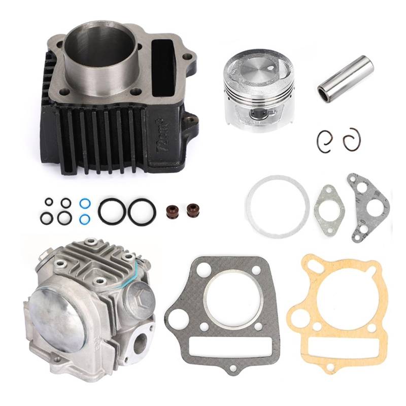 Top End Rebuild Kit Zylinderkopf Kolben for CT70 CRF70 ATC70 XR70 TRX70 von NATUZORA