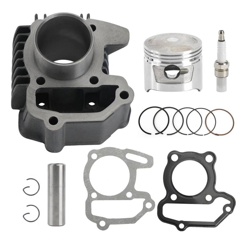 Zylinder Top End Kit for YFM 80, Raptor, Badger, Moto 4, Grizzly 85-08 Motorrad Zubehör von NATUZORA