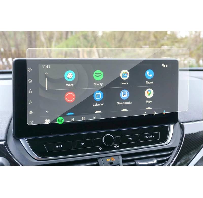 Auto Navi-Schutzfolie Kompatibel Mit Nissan Für Altima 2023 2024 Auto 12,3 Zoll Bildschirm Navigation GPS Schutz Zubehör Gehärtete Glas Film von NATWEE