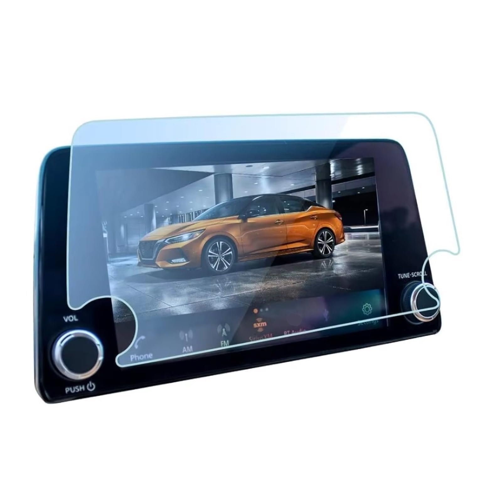 Auto Navi-Schutzfolie Kompatibel Mit Nissan Für Sentra B18 Für MK4 2020 2021 2022 2023 Auto LCD GPS Navigation Displayschutzfolie Aus Gehärtetem Glas von NATWEE