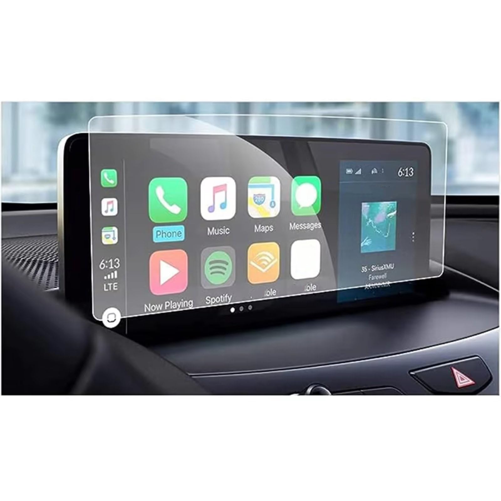 NATWEE Auto Navi-Schutzfolie Kompatibel Mit Acura Für RDX 2020 2021 2022 2023 Auto 10,2 Zoll LCD GPS Navigation Gehärtetes Glas AntiFingerprint Displayschutzfolie von NATWEE