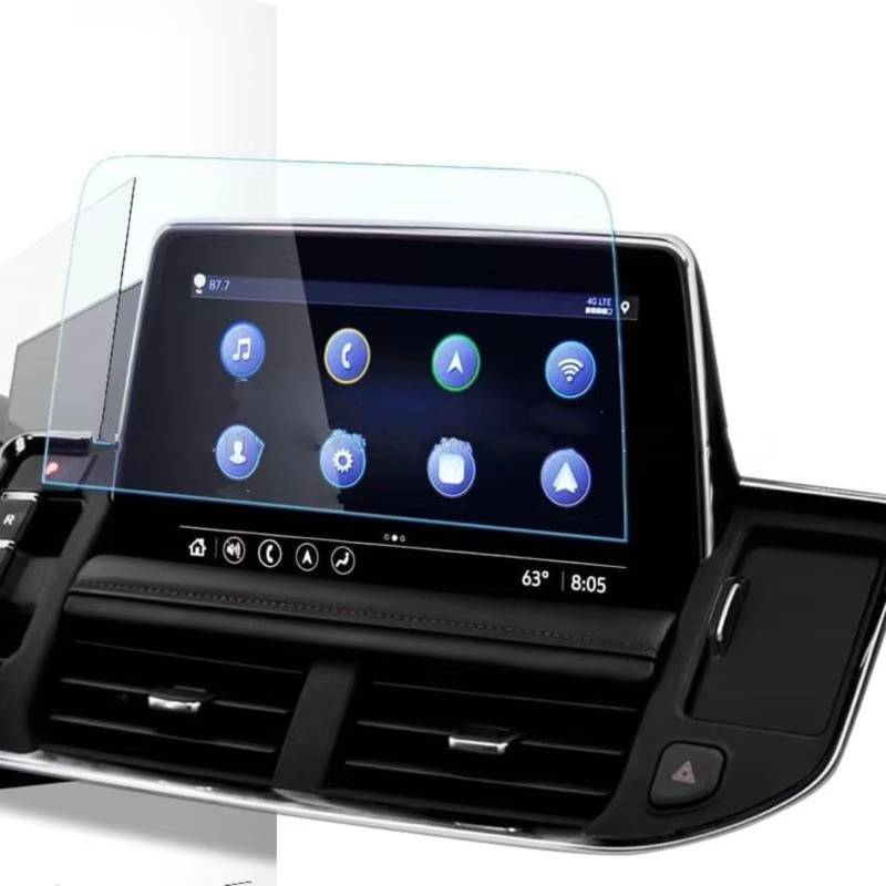 NATWEE Auto Navi-Schutzfolie Kompatibel Mit Chevrolet Für Tahoe 2021 2022 2023, Auto-Displayschutzfolie Aus Gehärtetem Glas, 10,2 Zoll, GPS-Navigation, Schutzfolie von NATWEE