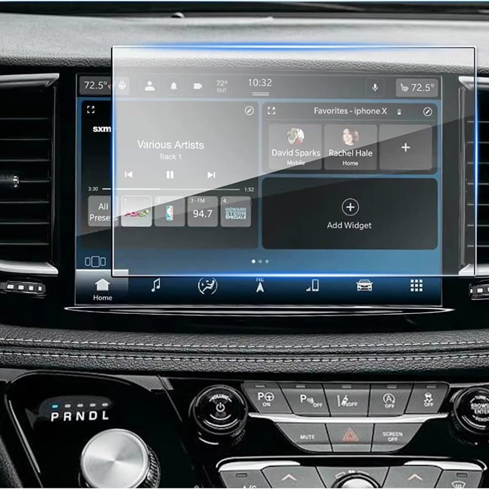 NATWEE Auto Navi-Schutzfolie Kompatibel Mit Dodge Für Durango 2021 2022, Auto-Innenzubehör, 10,1 Zoll GPS-Navigation, Gehärtetes Glas, Displayschutzfolie von NATWEE